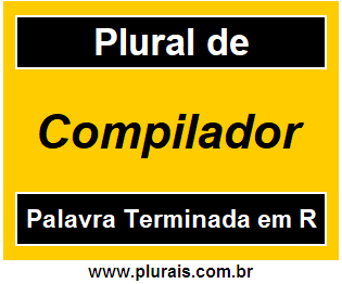 Plural de Compilador