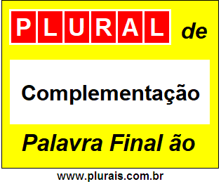 Plural de Complementação