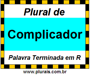 Plural de Complicador