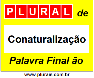 Plural de Conaturalização