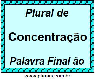 Plural de Concentração