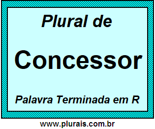 Plural de Concessor