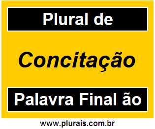 Plural de Concitação