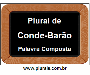 Plural de Conde-Barão