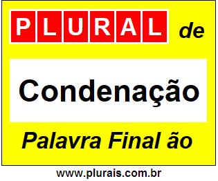 Plural de Condenação