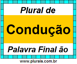 Plural de Condução