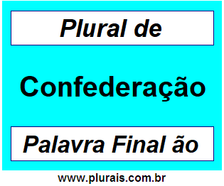 Plural de Confederação