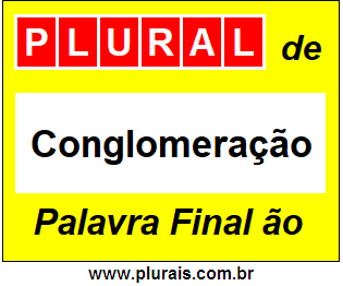 Plural de Conglomeração