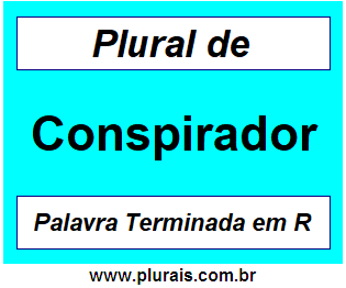 Plural de Conspirador