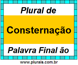 Plural de Consternação