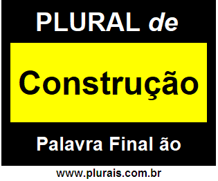 Plural de Construção