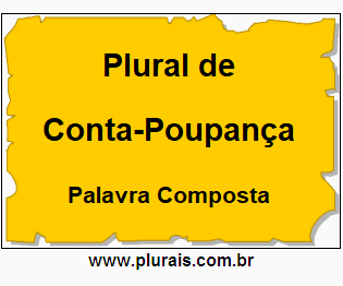 Plural de Conta-Poupança