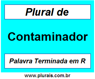 Plural de Contaminador