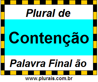 Plural de Contenção