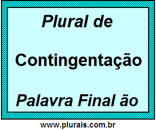 Plural de Contingentação