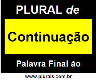 Plural de Continuação