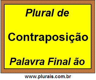 Plural de Contraposição