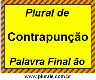 Plural de Contrapunção