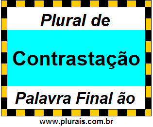 Plural de Contrastação