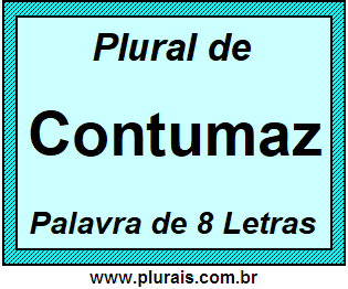 Plural de Contumaz