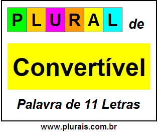 Plural de Convertível