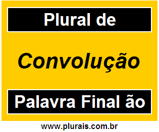 Plural de Convolução