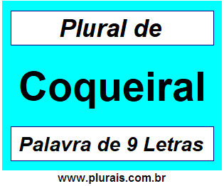 Plural de Coqueiral