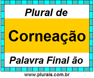 Plural de Corneação