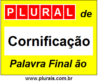 Plural de Cornificação