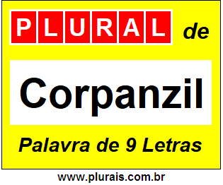 Plural de Corpanzil