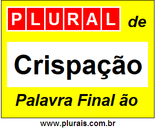 Plural de Crispação