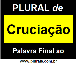 Plural de Cruciação