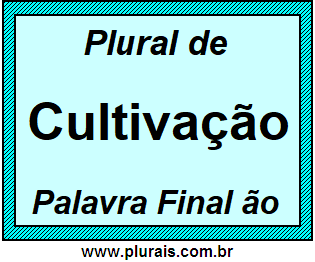 Plural de Cultivação