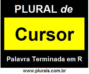 Plural de Cursor