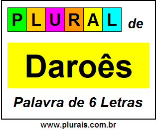 Plural de Daroês