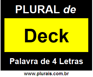 Plural de Deck