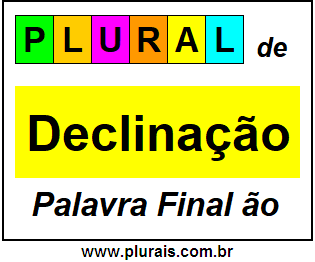 Plural de Declinação