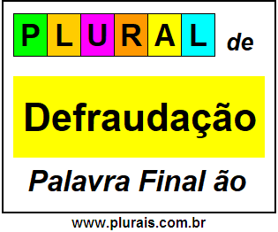 Plural de Defraudação