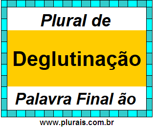 Plural de Deglutinação