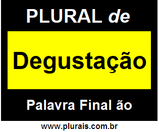 Plural de Degustação