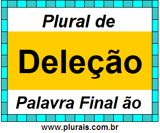 Plural de Deleção