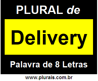 Plural de Delivery