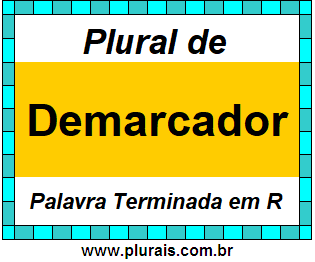 Plural de Demarcador