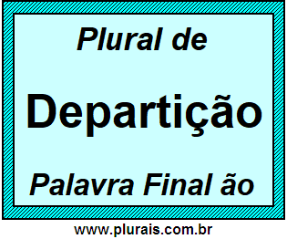 Plural de Departição