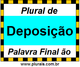 Plural de Deposição