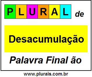 Plural de Desacumulação