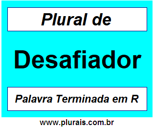 Plural de Desafiador