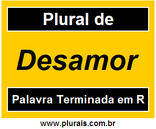 Plural de Desamor