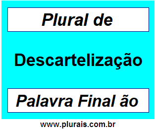 Plural de Descartelização