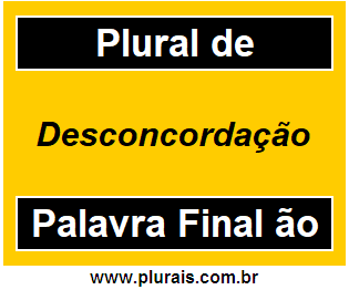 Plural de Desconcordação